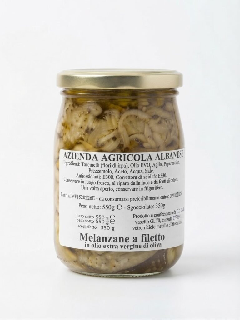 Melanzane a Filetto in Olio EVO